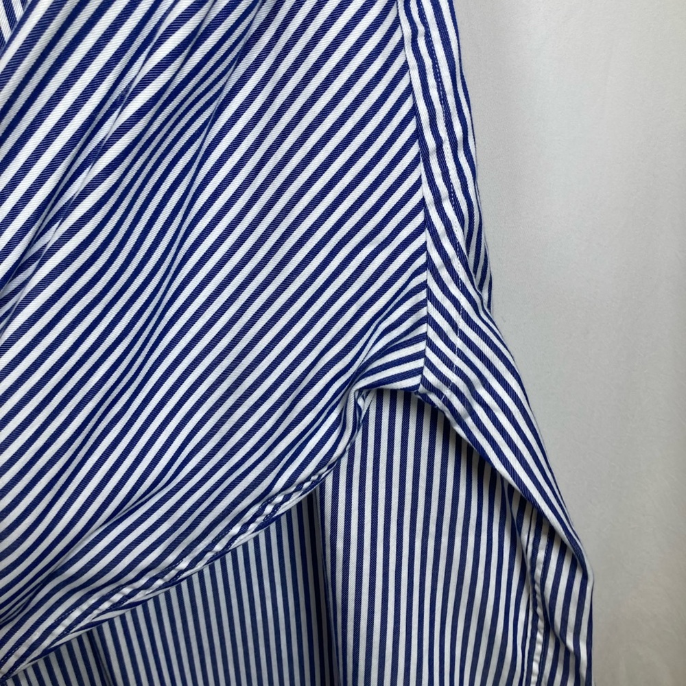 Lincs Davis Chu Men's Blue and White Striped Button Down Shirt Sz XL - Picture 9 of 16